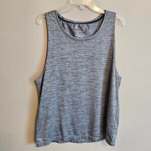 Xersion Train Everair Sleveless Tank Heathered Gray Large